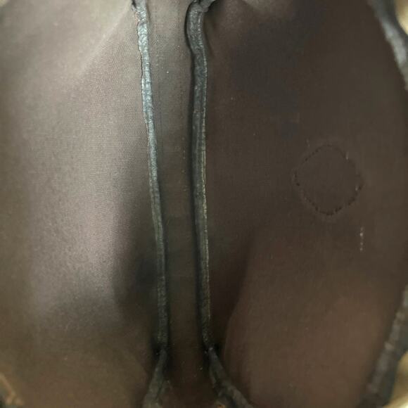 Vintage Yves Saint Laurent YSL Giraffe Print Zip Pouch Clutch Cosmetic Bag - Picture 9 of 9